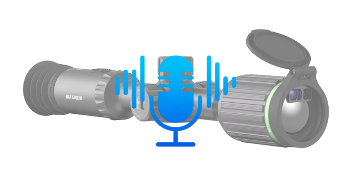 Audio Fähigkeit des Zielfernrohrs