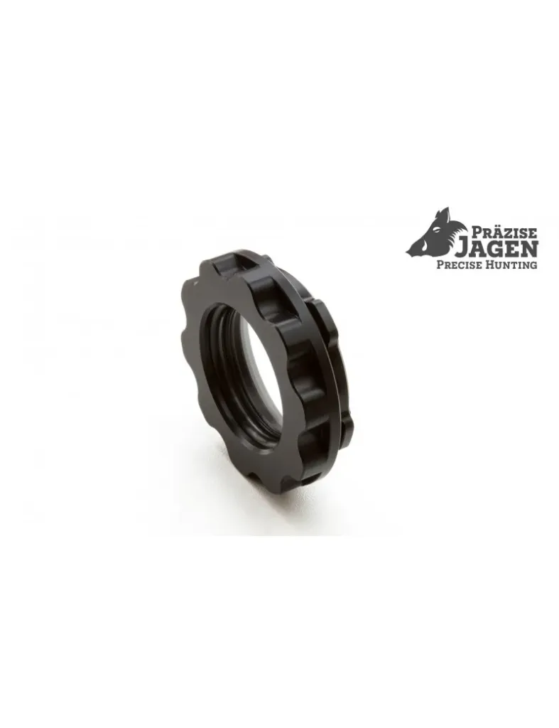 [AT-40-1-008] Präzise Jagen Verschlusskappe Klein Mit Glas (Für Klemmhülsen bis Ø61)