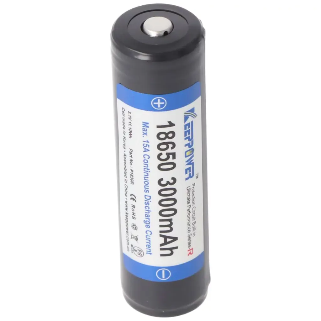 KeepPower Li-18650 Akku 3000mAh für: TD50L | Vagon 335LRF | Vagon 650LRF